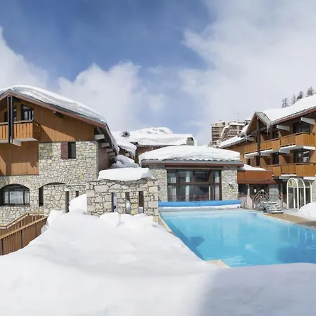 リゾート Les Chalets De Solaise S4/5p Mez. Val-dʼIsère